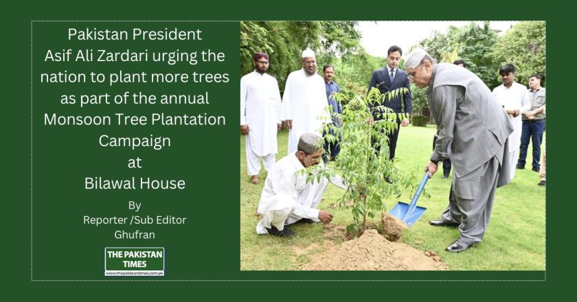 President Pakistan urged for enhancing national forest coverage to mitigate impact of climate change